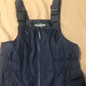 Navy blue snow pants